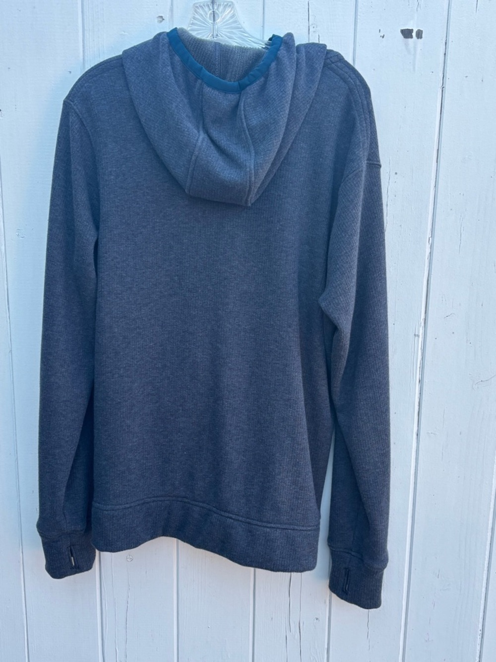 Relwen Gray Zip Up Hoodie Long Sleeve Large - Picture 4 of 7